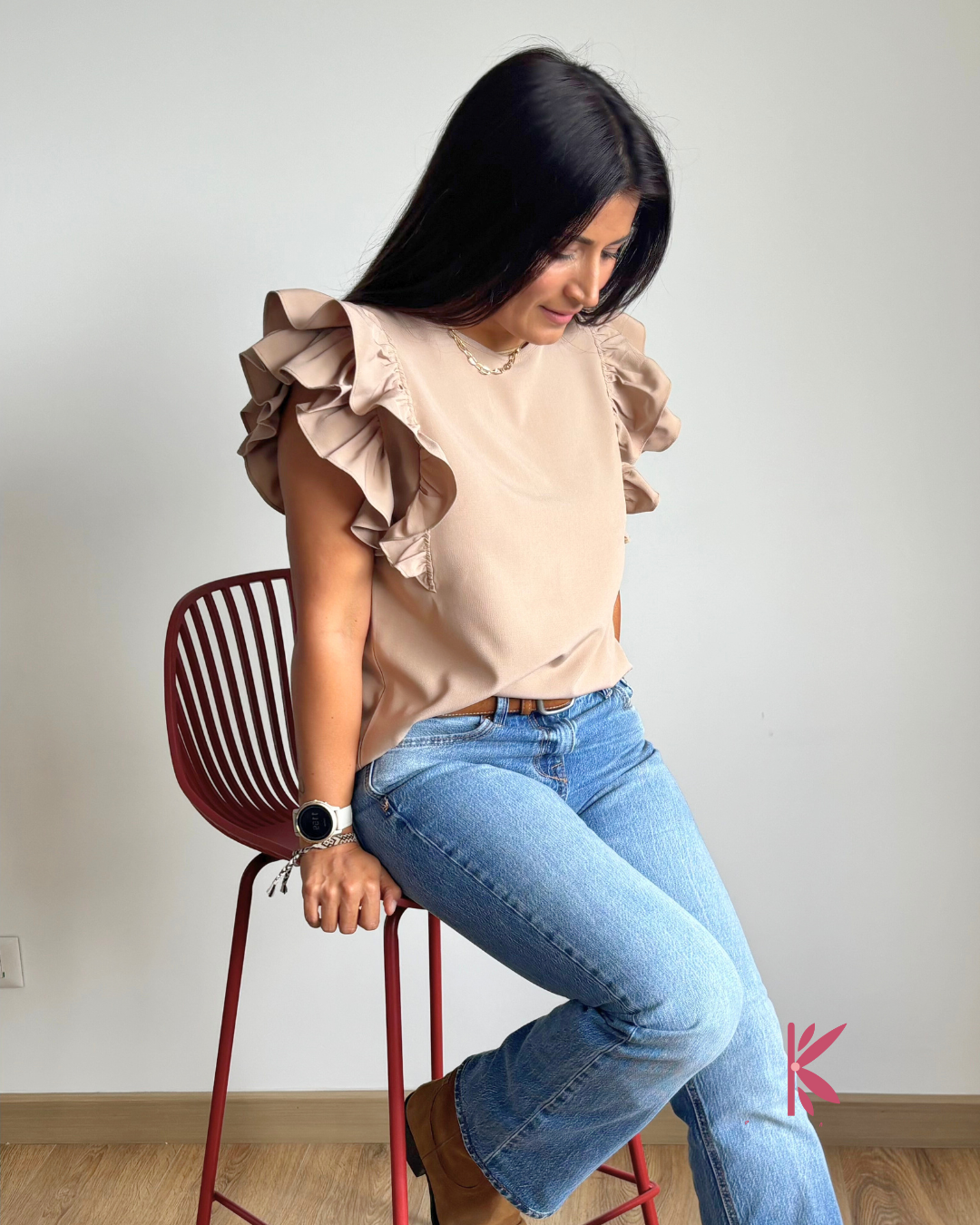 Blusa Manga Corta Paulina