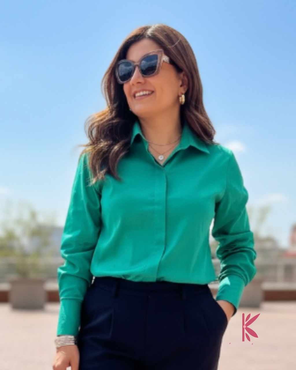 Blusa Manga Larga Olivia