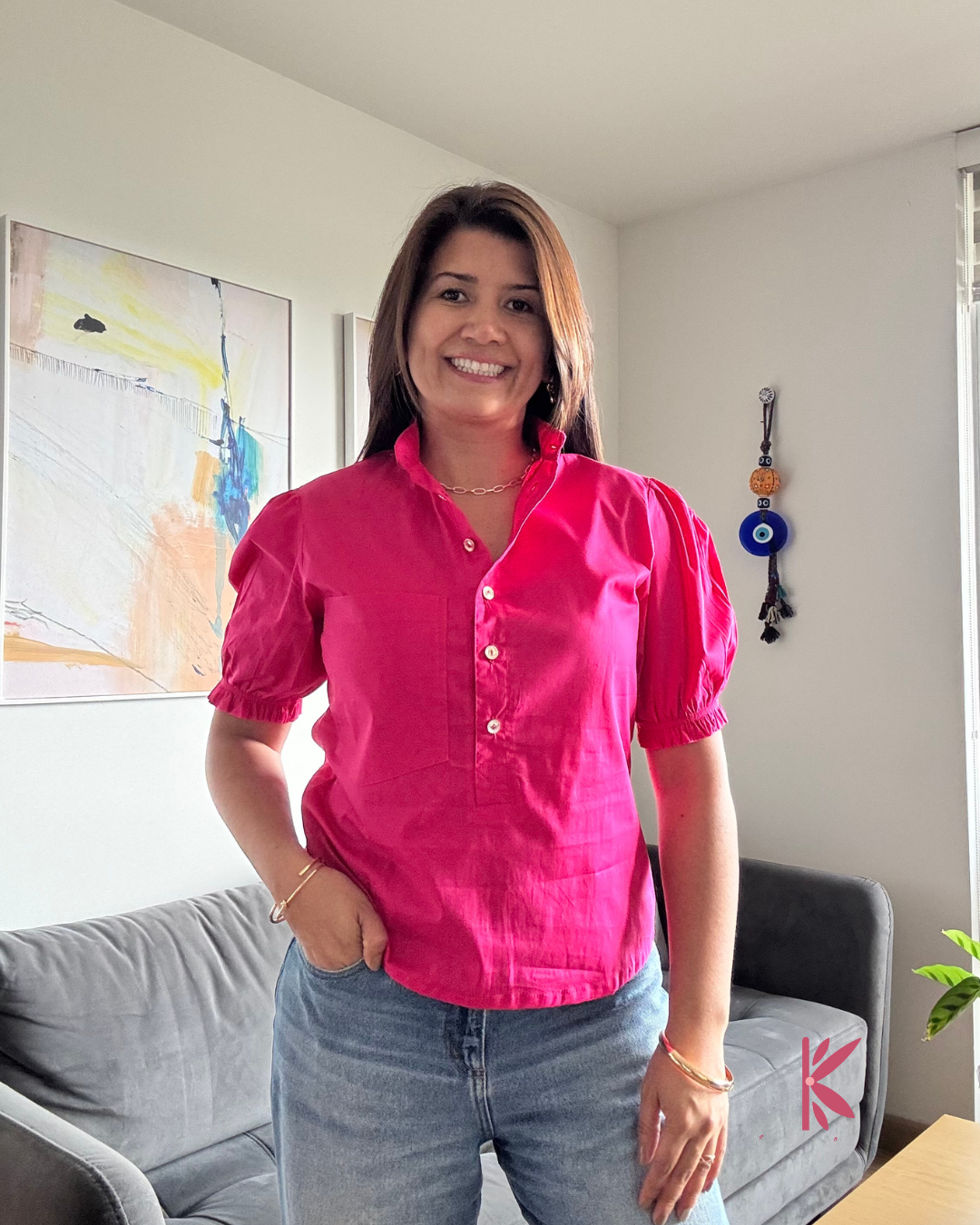 Blusa Manga Corta Lola