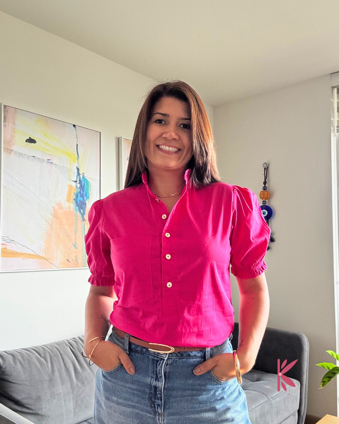 Blusa Manga Corta Lola