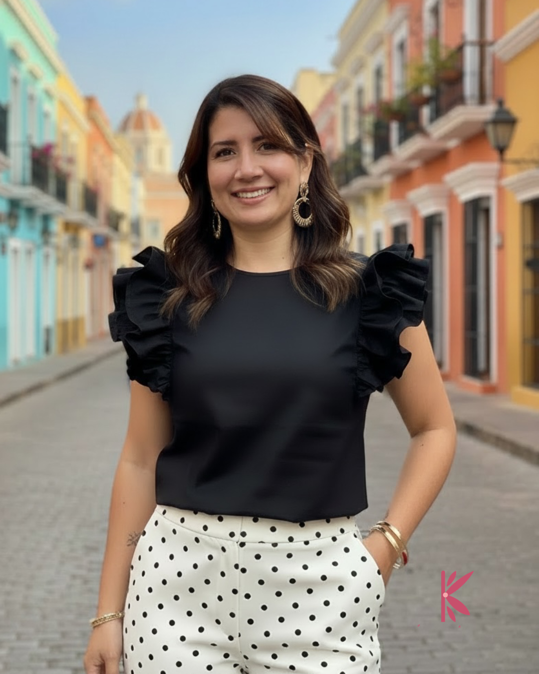 Blusa Manga Corta Sisa popelina - Paulina Love