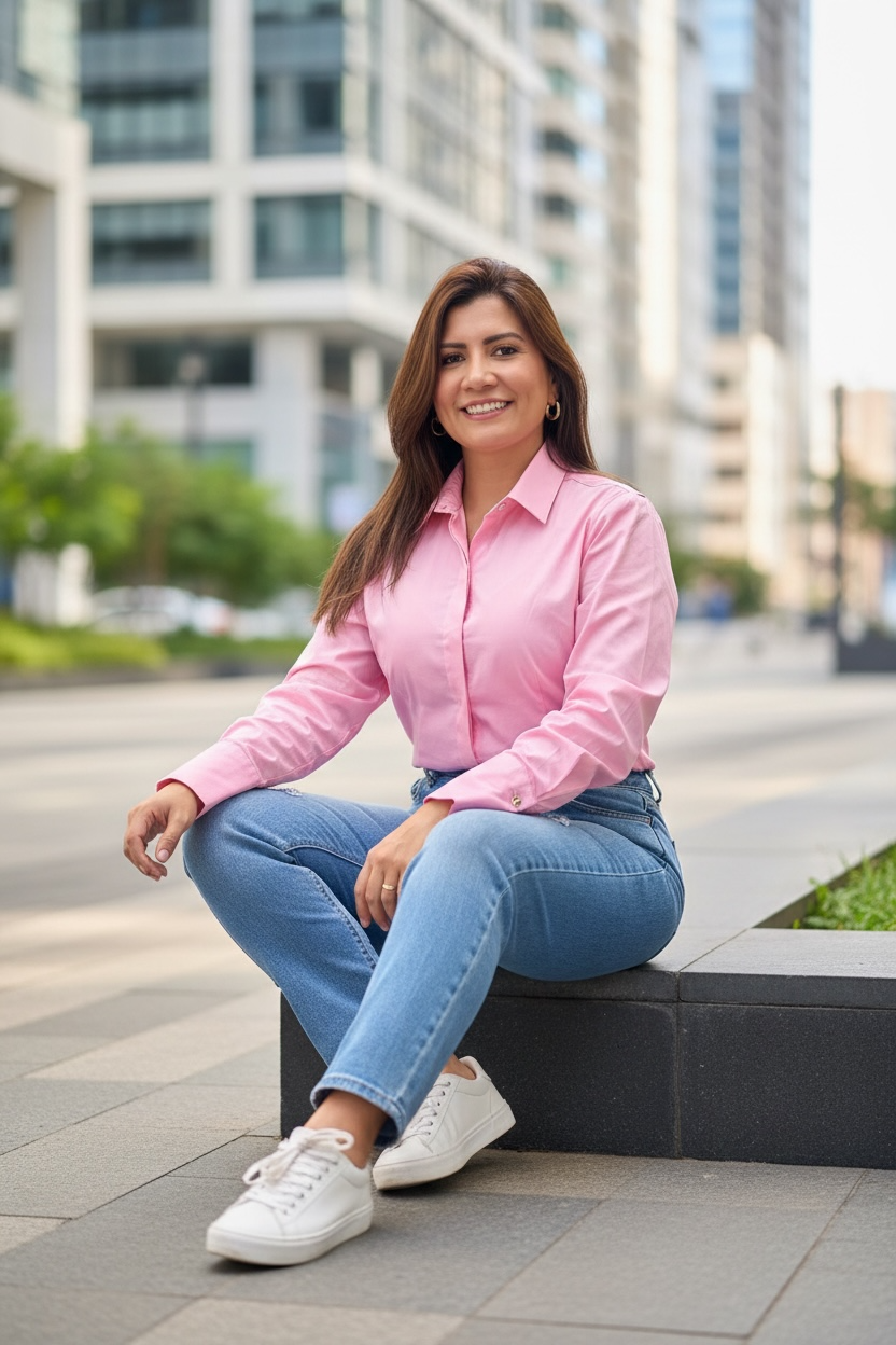 Blusa Manga Larga Olivia