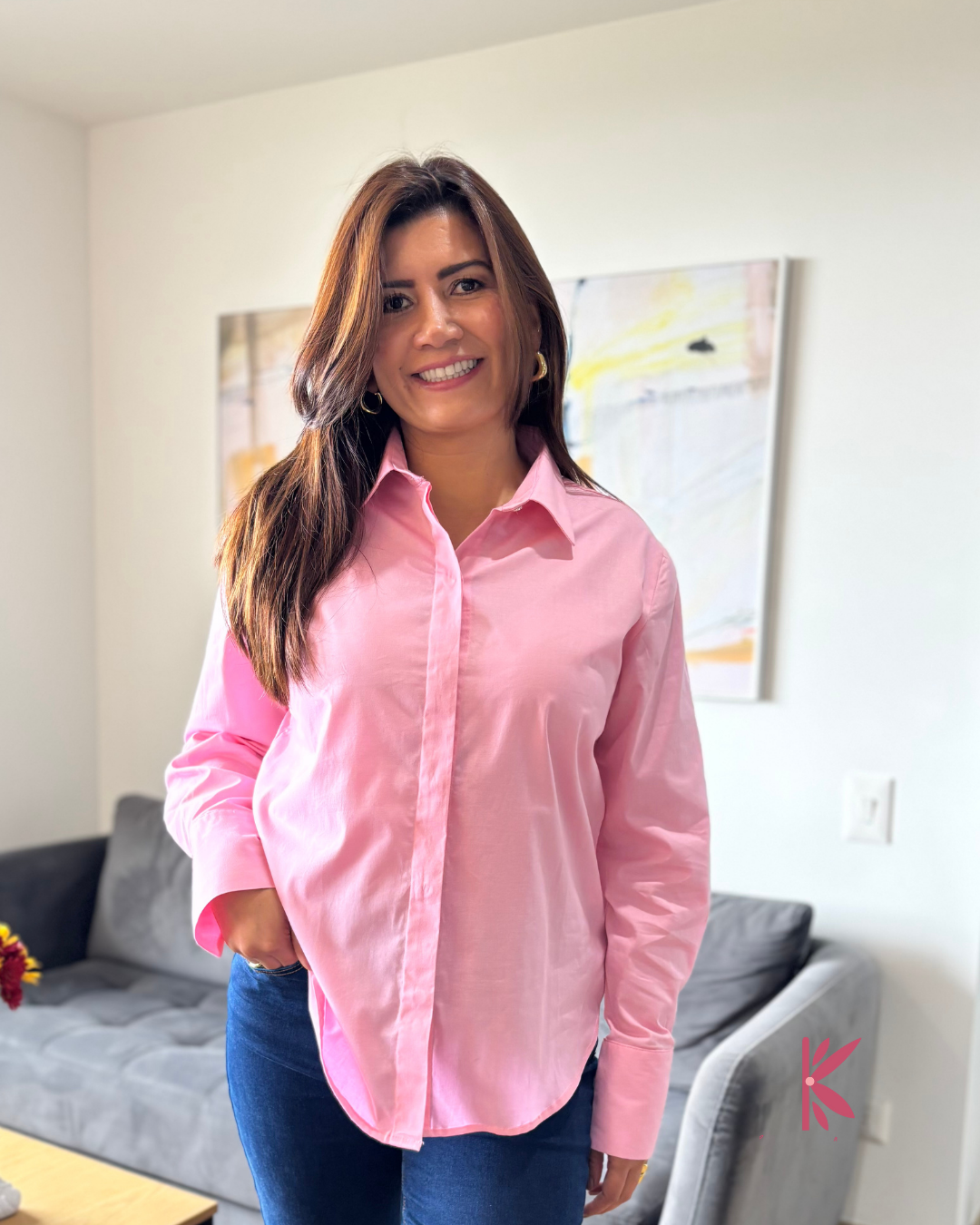 Blusa Manga Larga Olivia