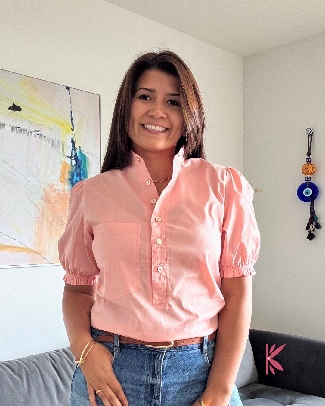 Blusa Manga Corta Lola